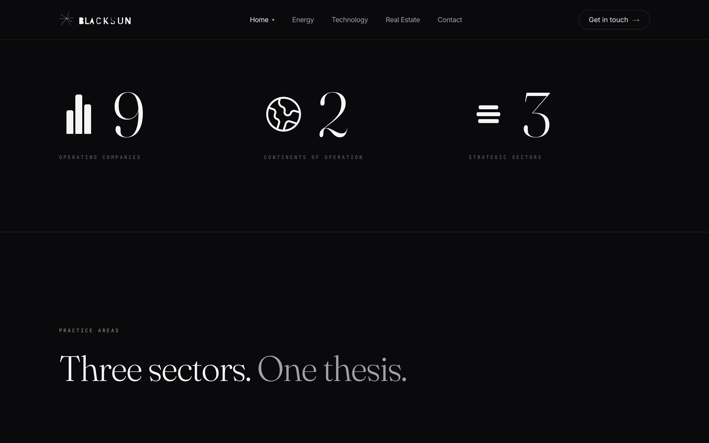 BlackSun Investments — tela 3