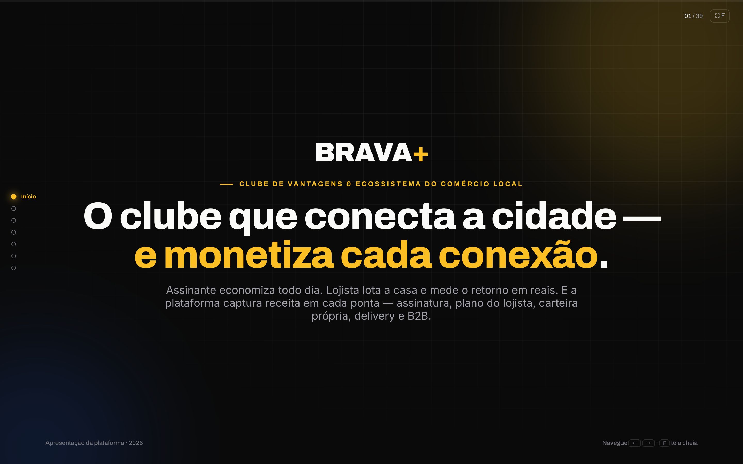 BRAVA+ — clube de vantagens