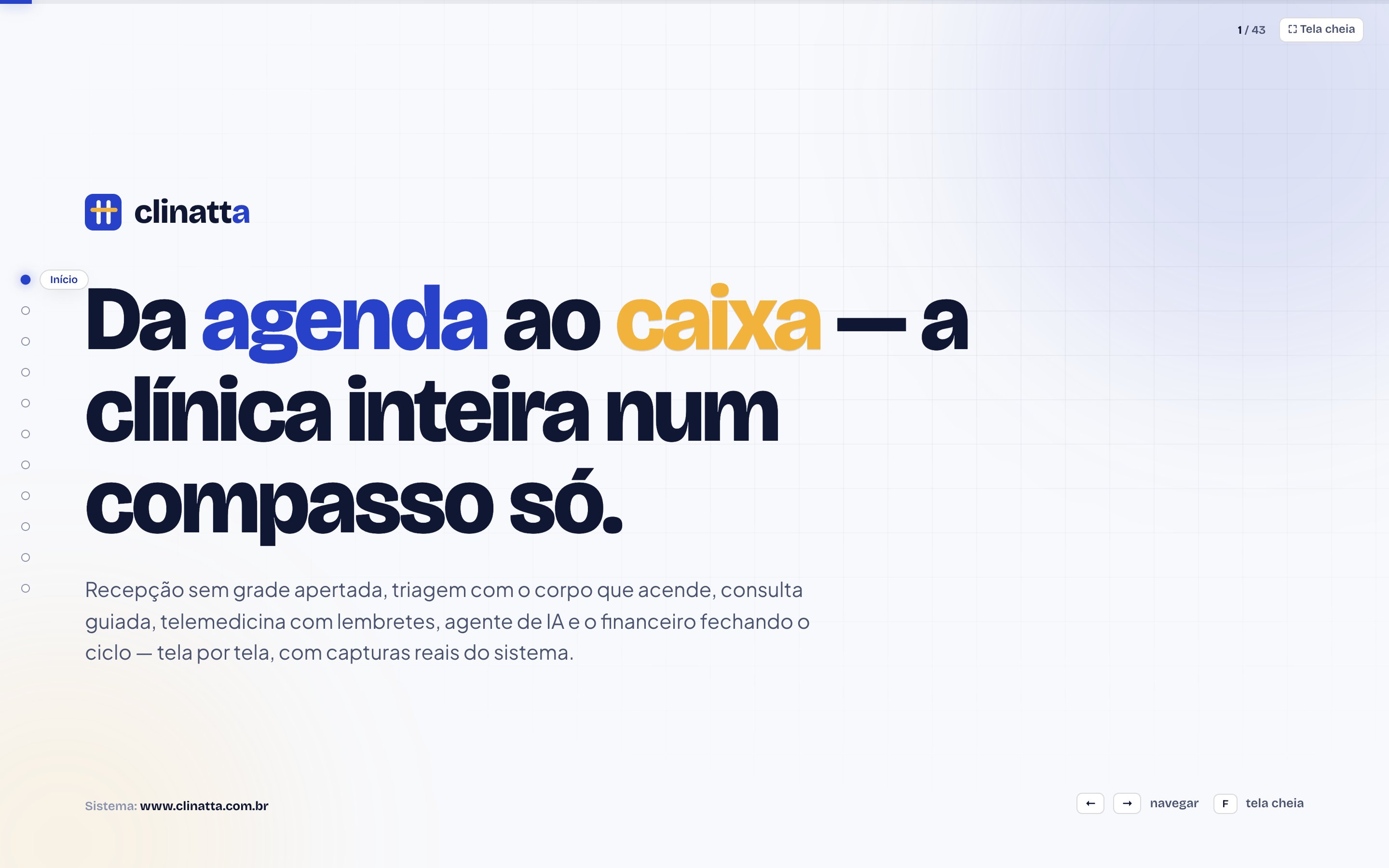 Clinatta — ERP clínico