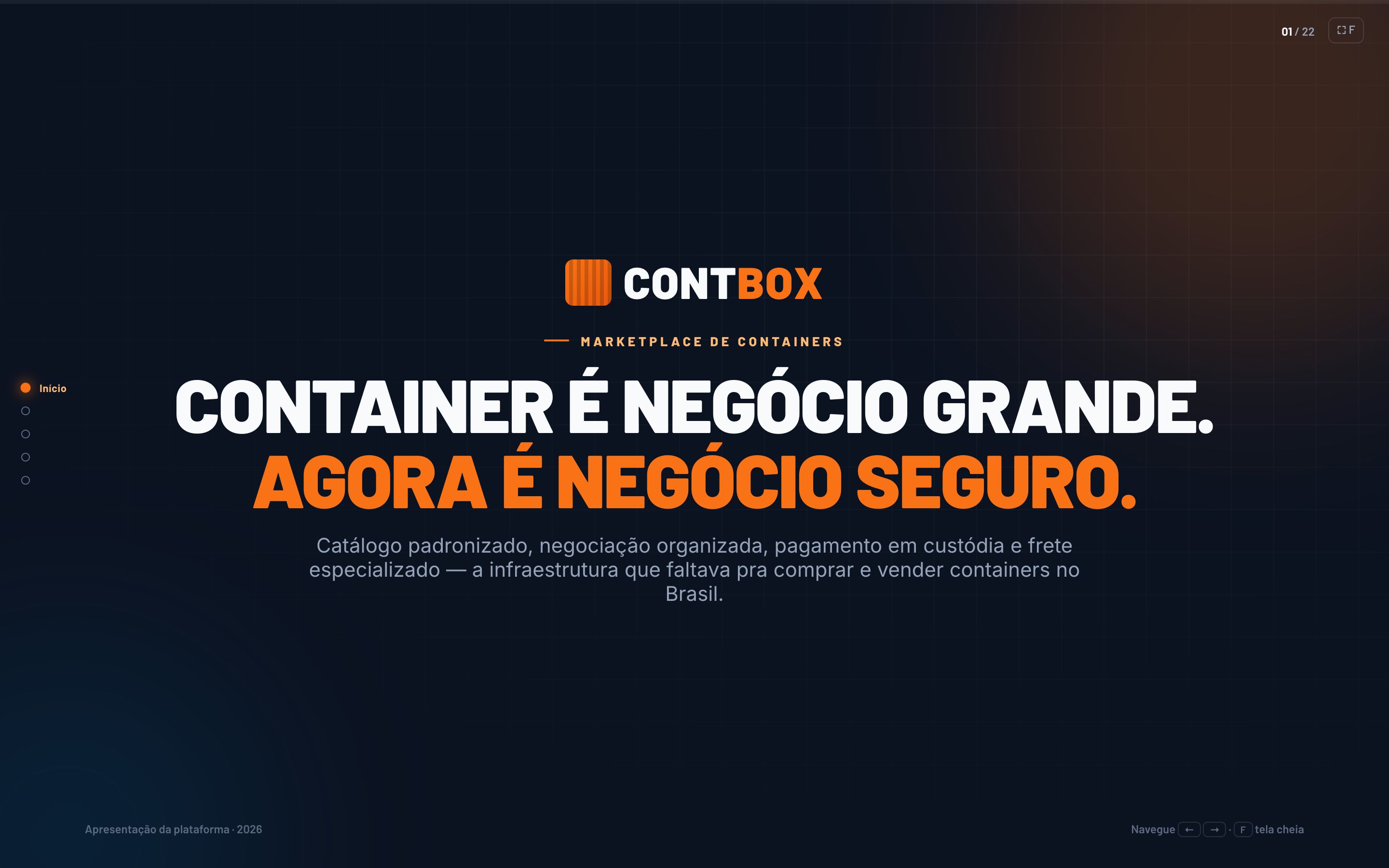 CONTBOX — marketplace com custódia