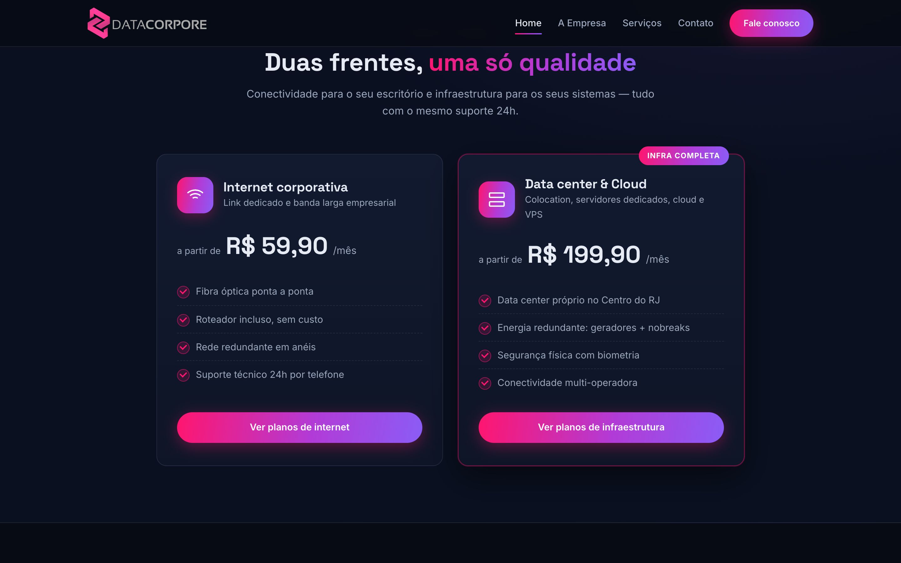 Data Corpore — tela 3