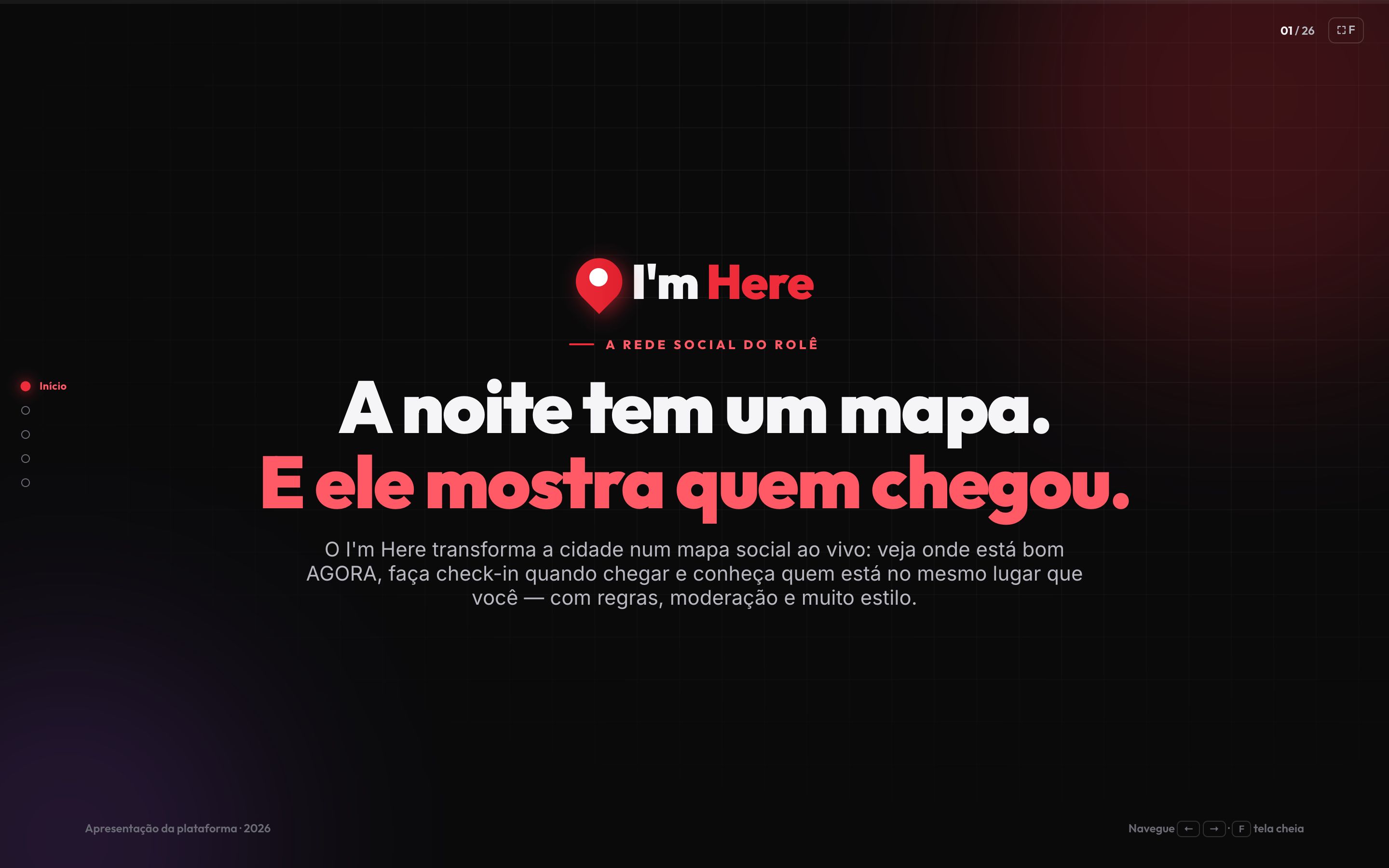 I'm Here — check-in geolocalizado