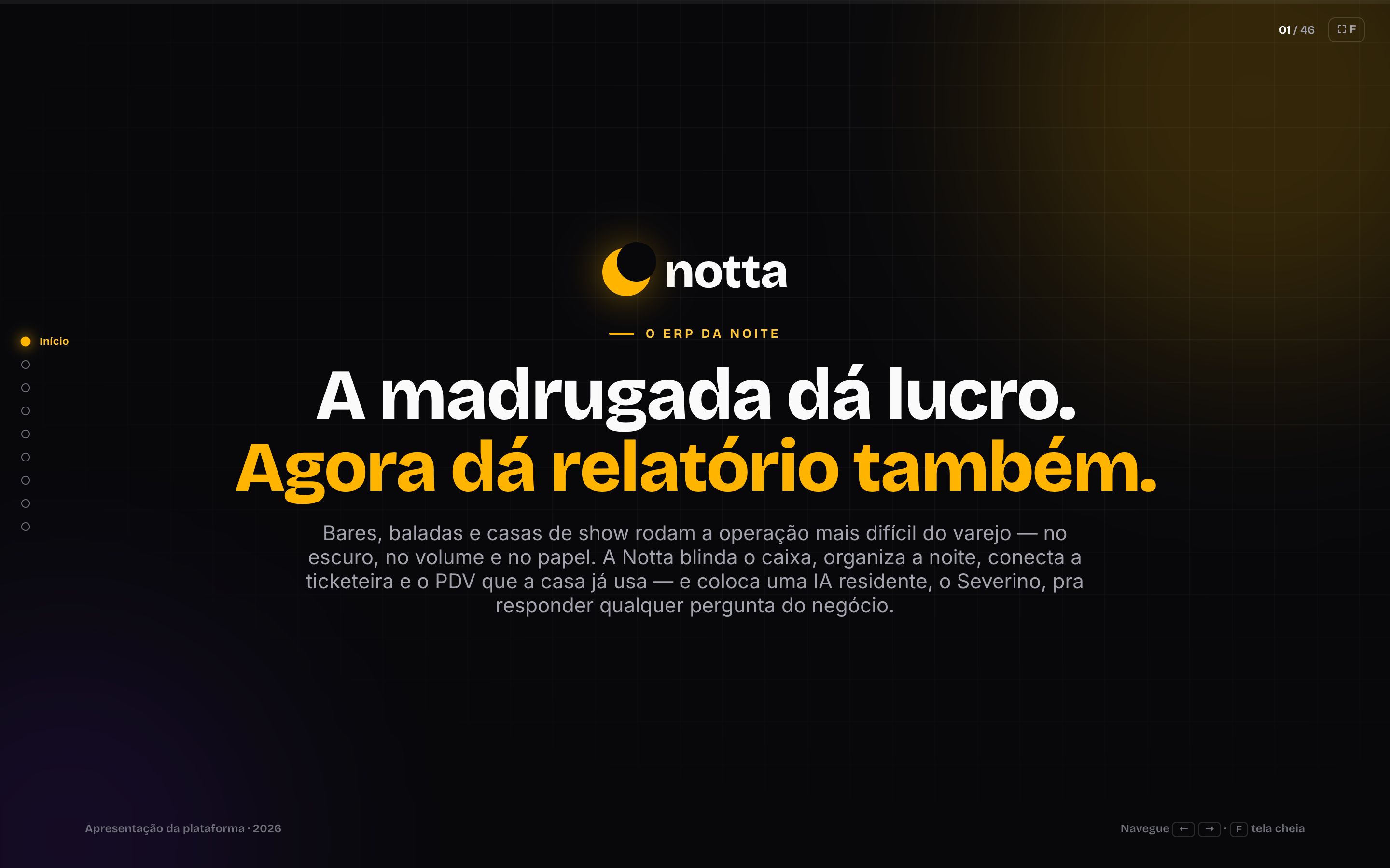 Notta — ERP da noite