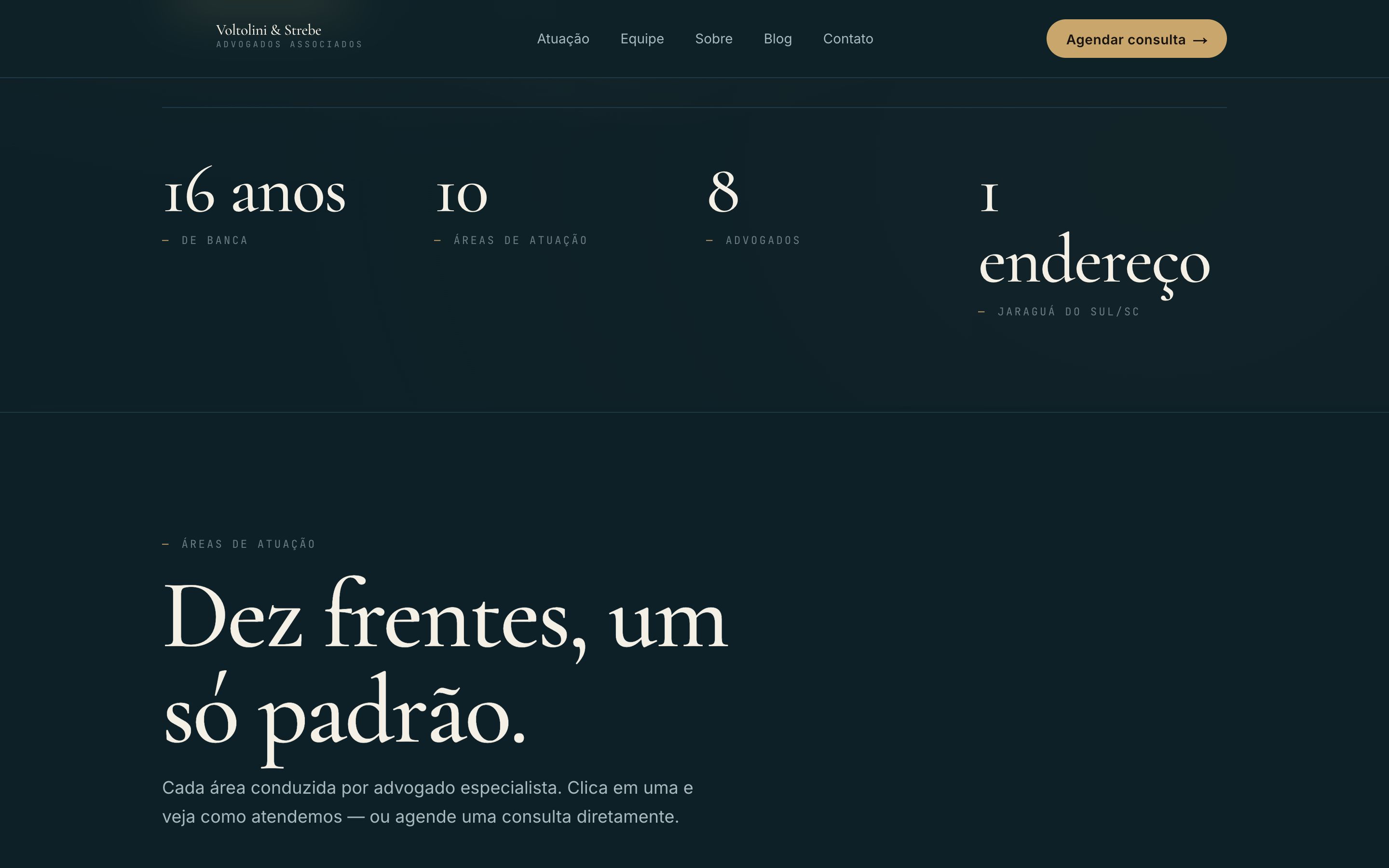 VES Advogados — tela 2