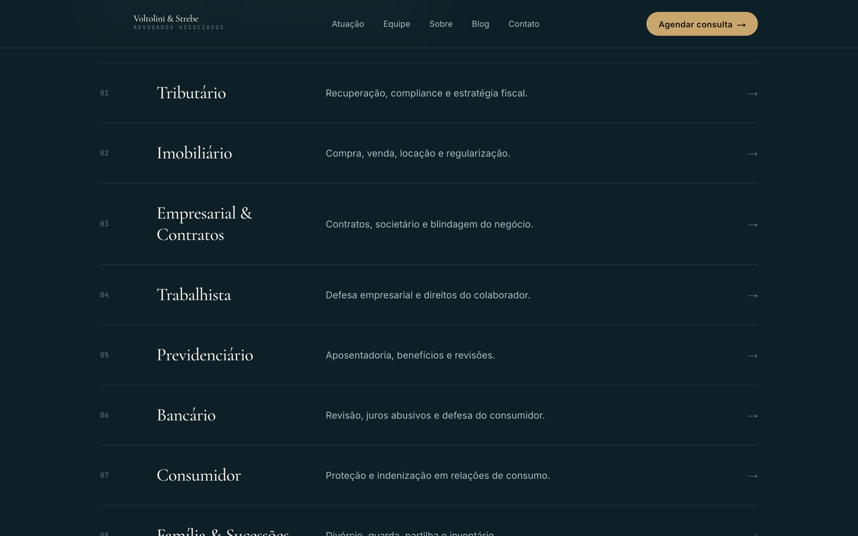 VES Advogados — tela 3